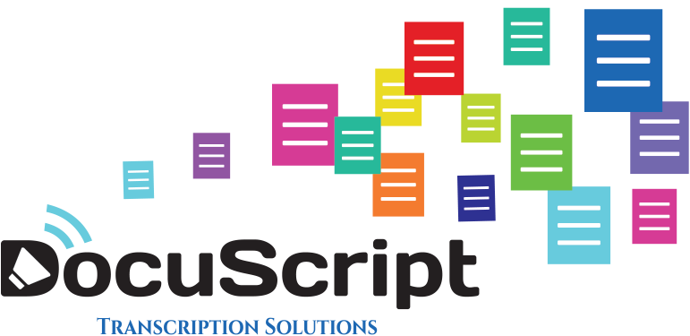 Docuscript pages logo white